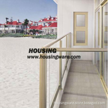 Glass Railing Free with Stainless Steel Handrails